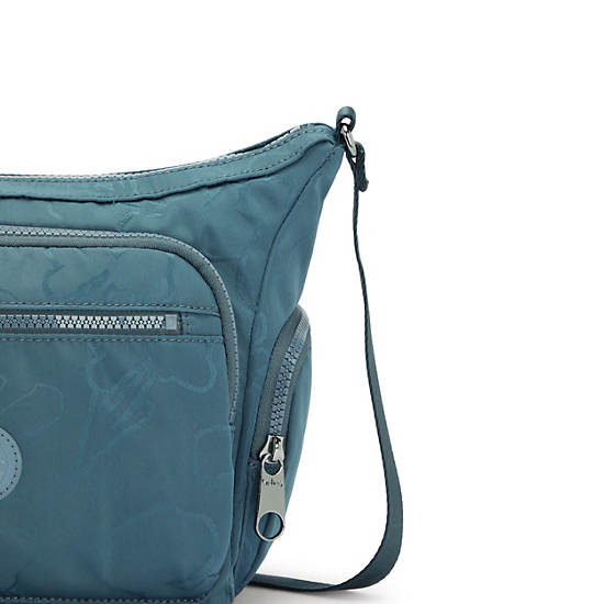 Kipling Gabbie Small Printed Çapraz Askılı Çanta Lacivert Gri | TR 2070IL